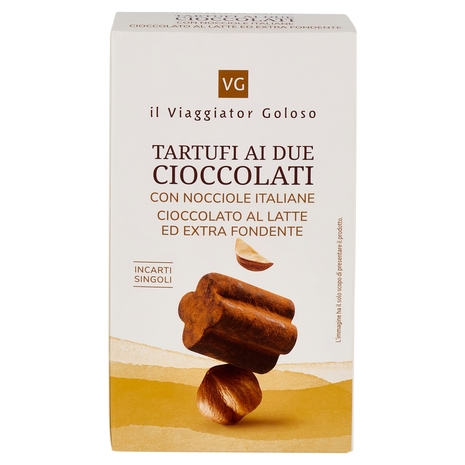 Tartufi ai Due Cioccolati Il Viaggiator Goloso