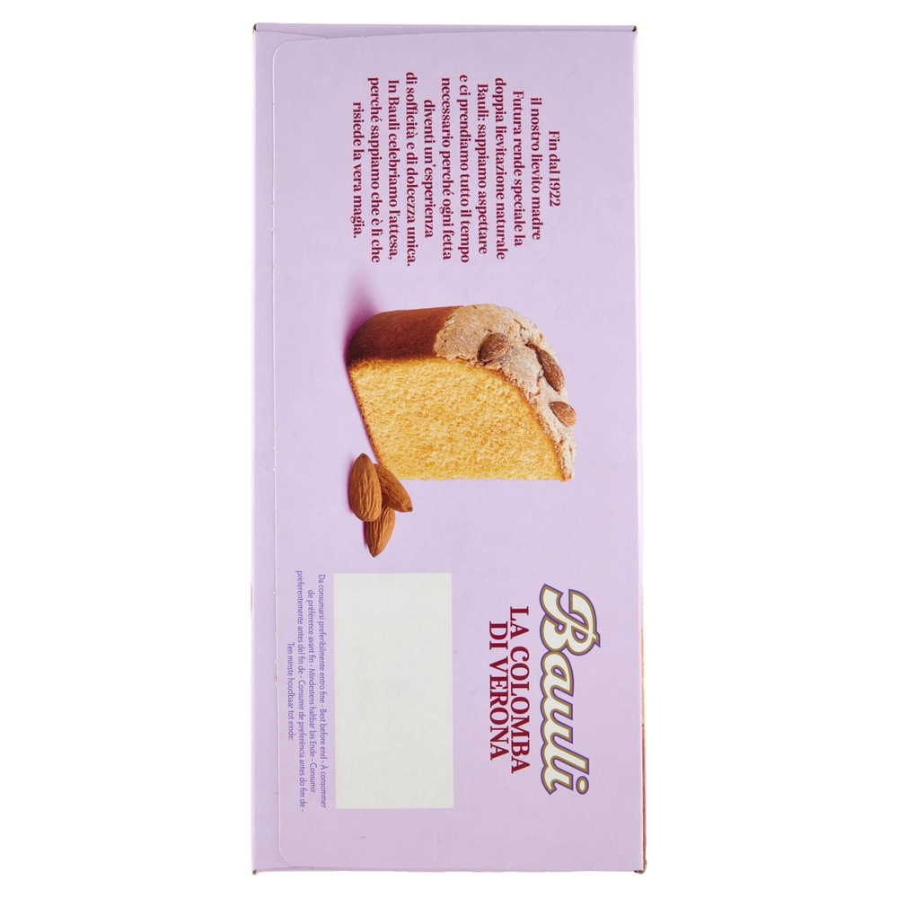 Bauli la Colomba di Verona Zero Canditi con Glassa e Mandorle 1 kg