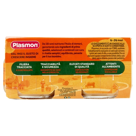 Plasmon Omogeneizzato Banana Mela 2 x 80 g
