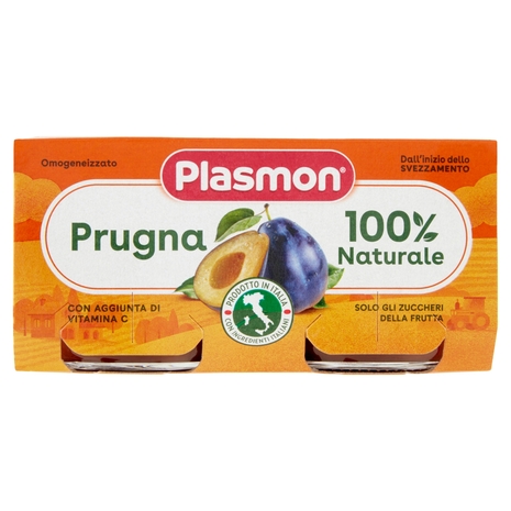 Plasmon Omogeneizzato Prugna 2 x 80 g