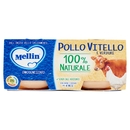 Mellin Pollo Vitello e Verdure 100% Naturale Omogeneizzato 2 x 80 g