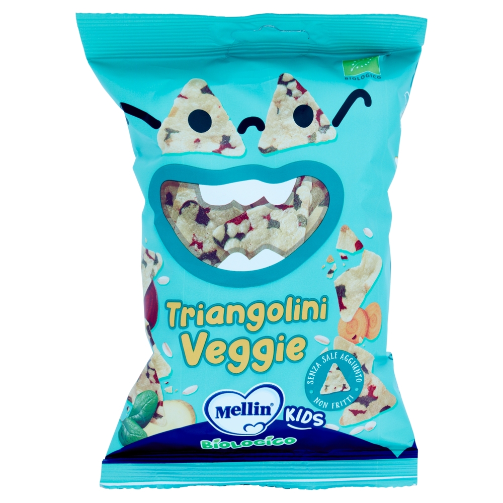 Mellin Biologico Kids Triangolini Veggie 30 g