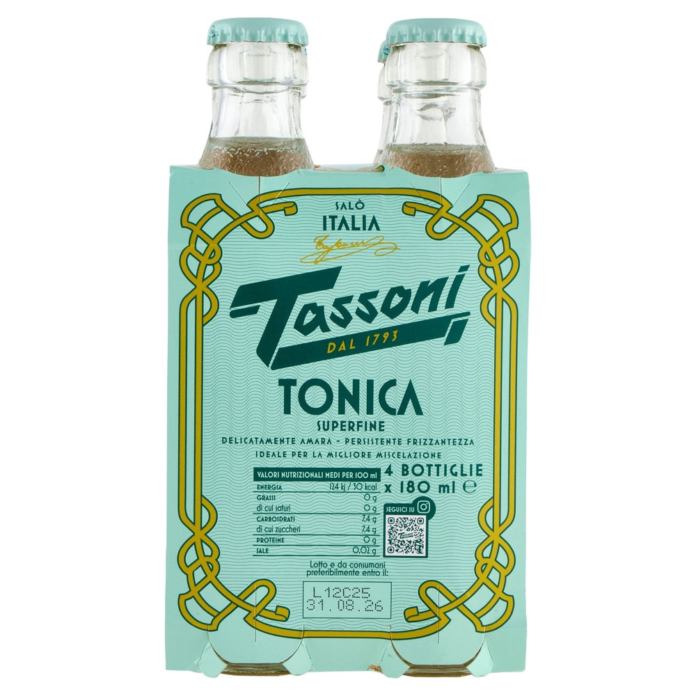 Tassoni Tonica Superfine 4 x 180 ml