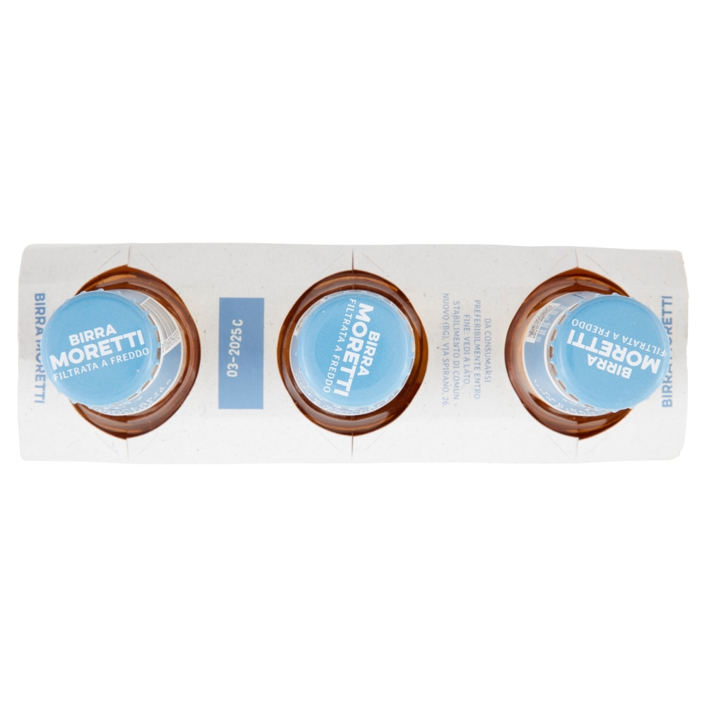 Birra Moretti Filtrata a Freddo 3 x 33 cl